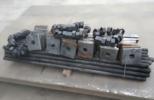 Construction process of bridge seismic tie rods