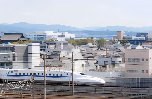 Why are most high-speed railways built on bridges to save land?