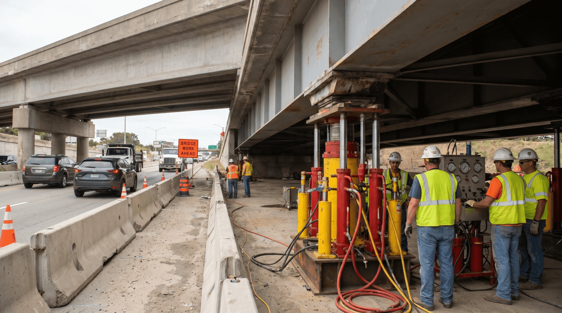 Bridge Bearing Replacement Without Traffic Interruption | Synchronous ...
