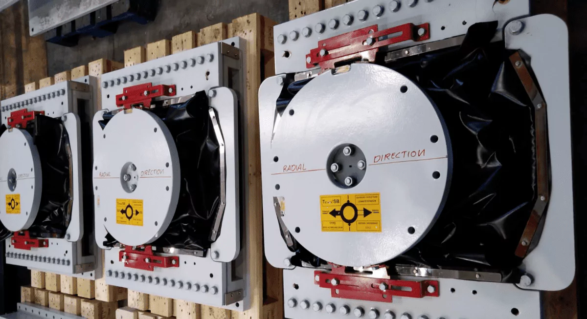 Bridgent spherical bearings – TETRON SB series ready for delivery