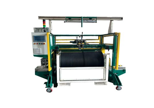 Sealing strip automatic coiling machine