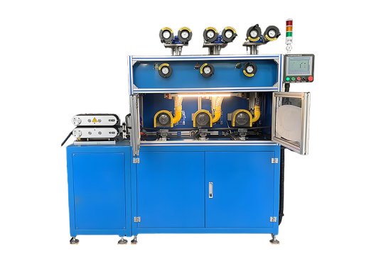 Sealing strip polishing and cleaning machine