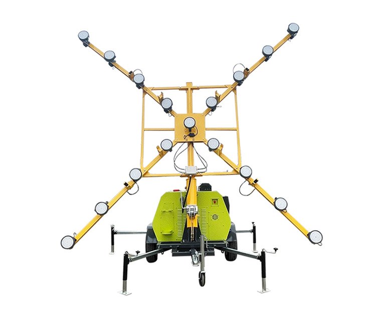 Trailer Type Airport Runway Closure Sign Mobile Lighting Vehicle
