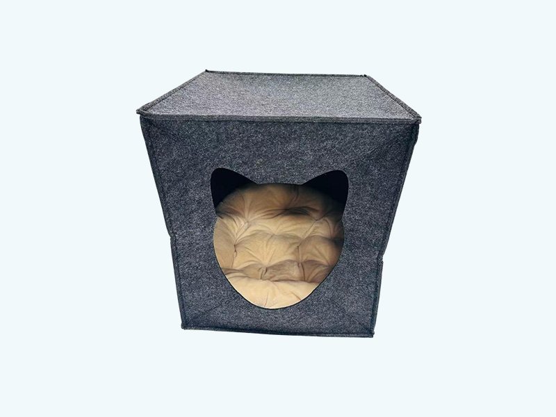 Foldable And Portable Cat Bed