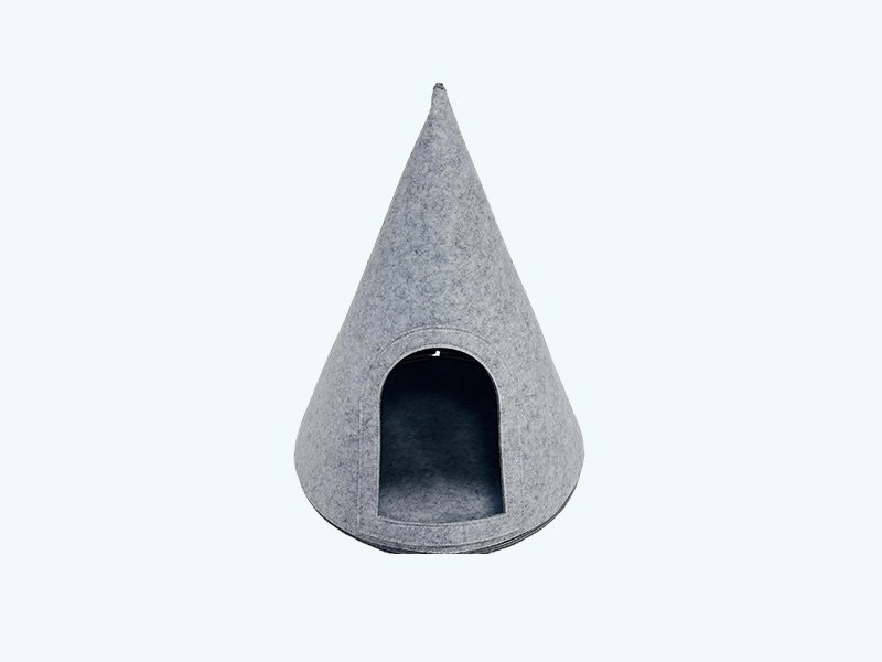  Felted Cat House Circular Cone