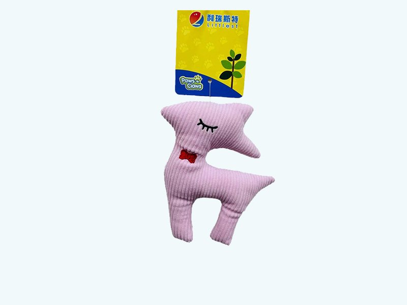 Cute Pink Little Deer Cat Toy
