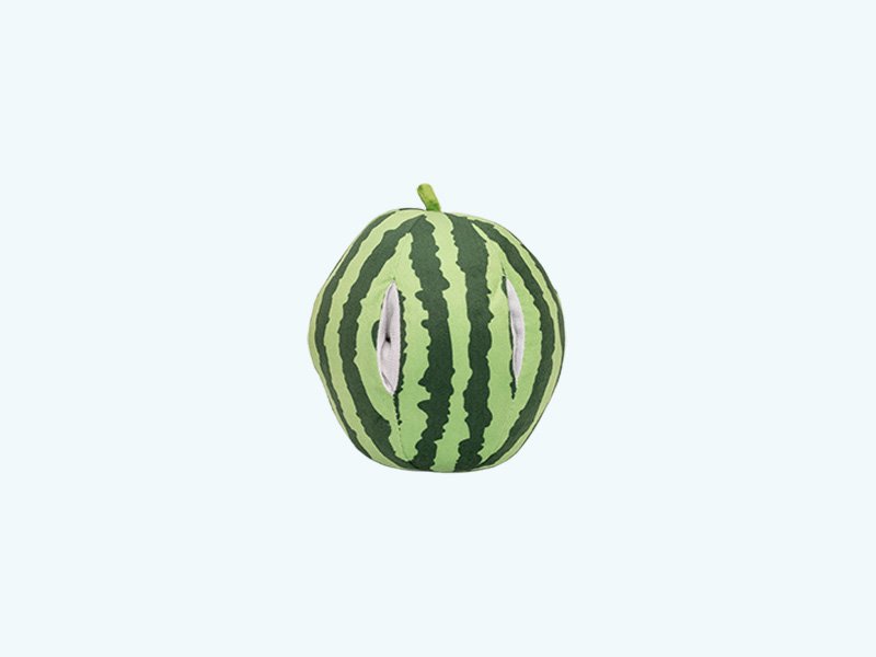 Watermelon-Shaped Dog Snuffle Toy