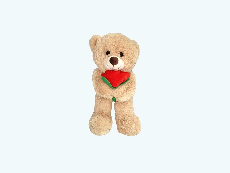 Valentine’s Day Rose Teddy Bear Plush Toy