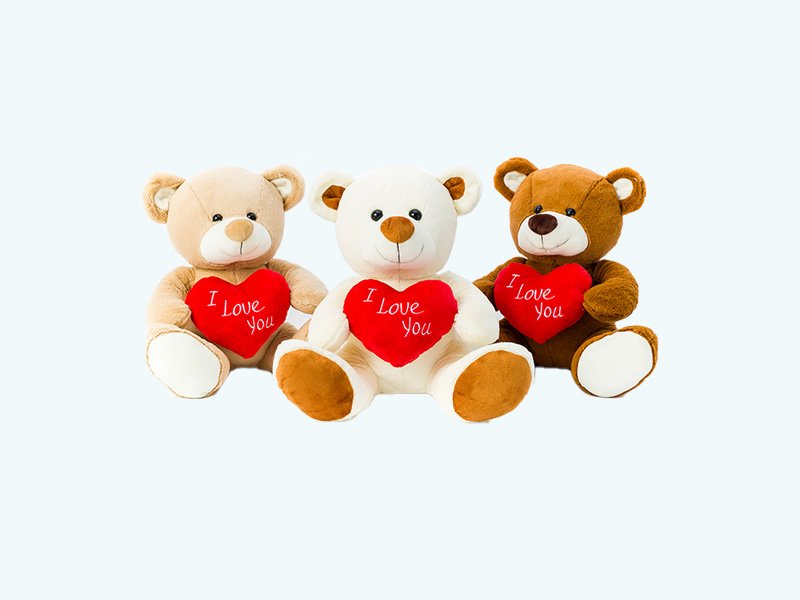 Love Heart Teddy Bear Plush Toy