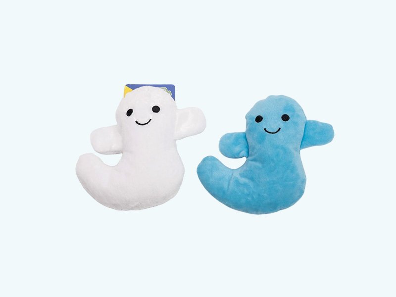Cute Ghost Plush Dog Toy