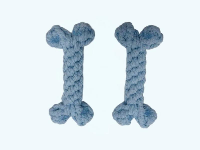 Handmade Cotton Rope Bone Dog Toy