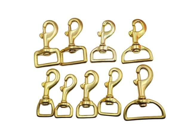 Brass luggage accessories