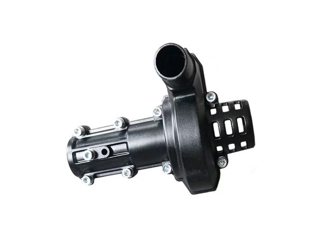 Small water pump head for lawnmowers