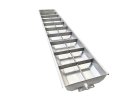 Stainless steel double-sided feed troughsink