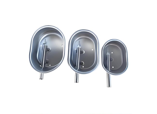 Stainless steel pig feeder