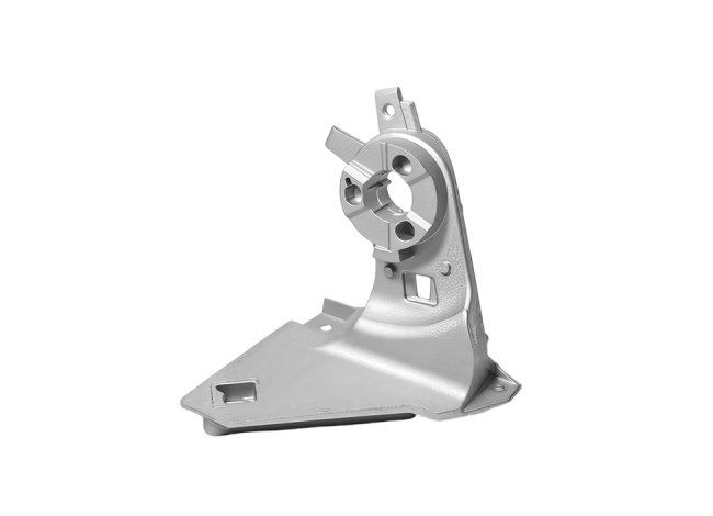 Die-cast aluminum alloy bracket for car rearview mirrors