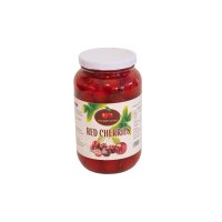Bulk 737g cherries in glass jar