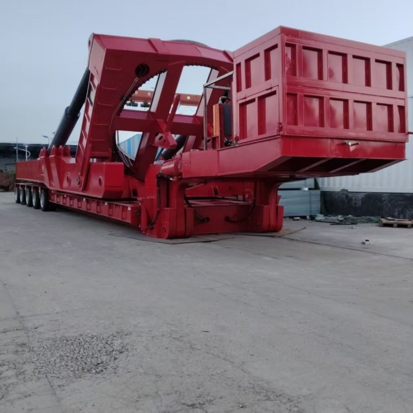 Durable Goose Neck Windmill Blade Low Bed Semi Trailer