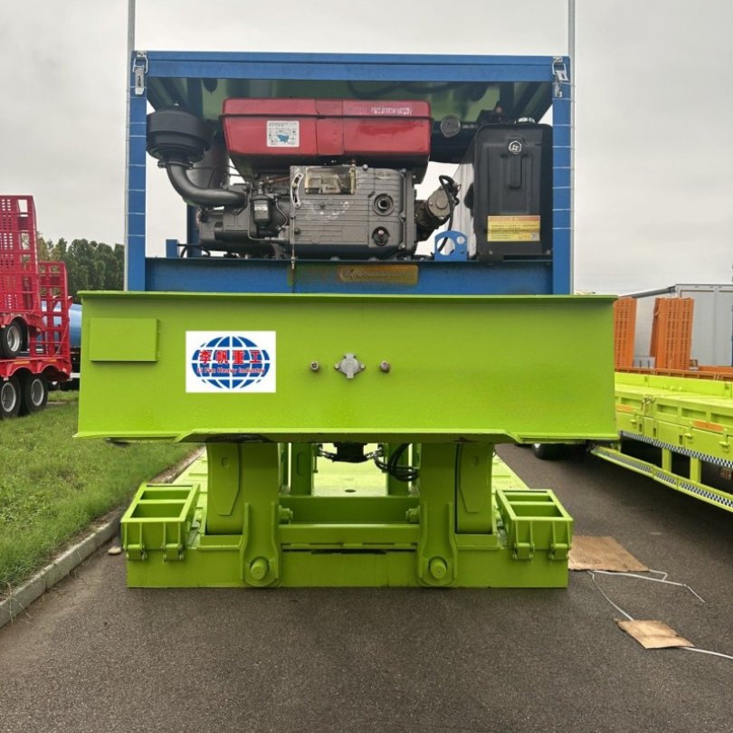 Heavy-Duty Power Goose Neck Low Flatbed Semi-Trailer