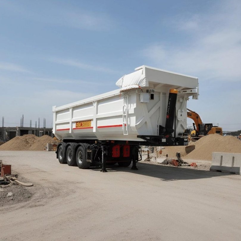 Transport Tipper Dump Customized Multiple Axles Semi Trailer