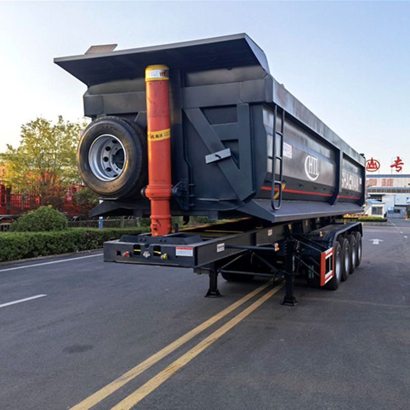 Tipper dump semi trailer