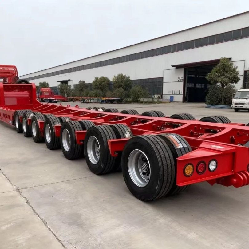 Special Purpose Vehicle: Lowbed Semi-Trailer for Wind Turbine Tower Transportation