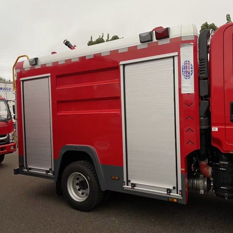 Versatile Fire Truck with Advanced Equipment for Firefighters' Needs