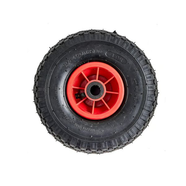 Pneumatic rubber wheel