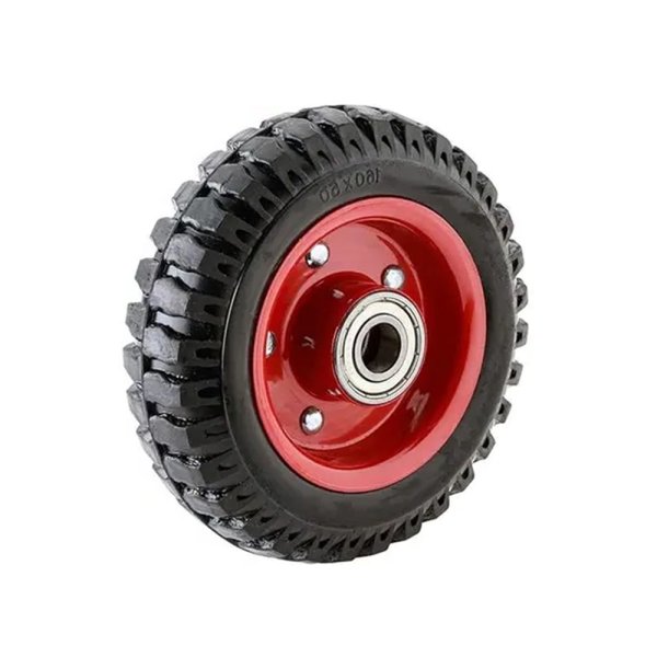 PROBECHO 6-Inch Solid Rubber Single Wheel