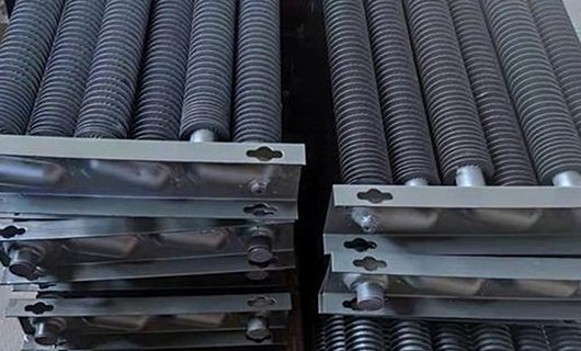 Principle and structure diagram of finned tube heat exchanger