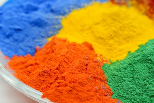 Powder coating for firefighting equipment