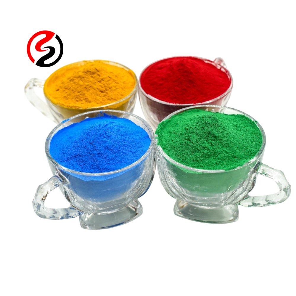 Red Pink Electrostatic Color Epoxy Resin Transparent Paint Powder Coating