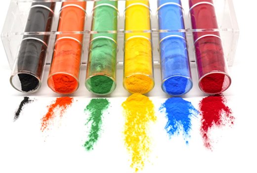 Powder coating for shelf