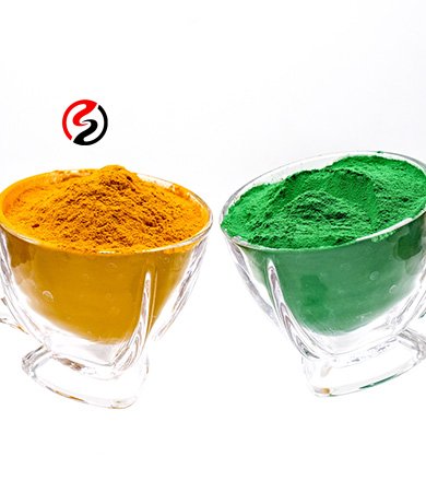 Powder coating for shelf