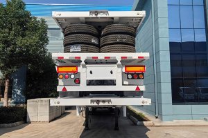 Axles Flatbed Semi Trailer