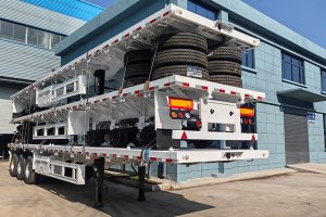 Axles Flatbed Semi Trailer