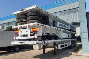 Axles Flatbed Semi Trailer