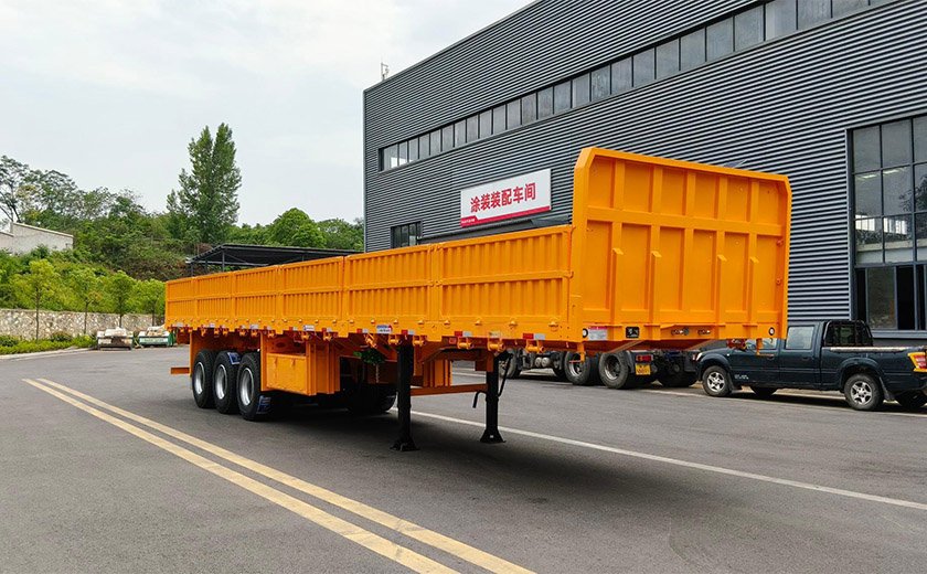 3 Axles Overroll Dump Semi Trailer