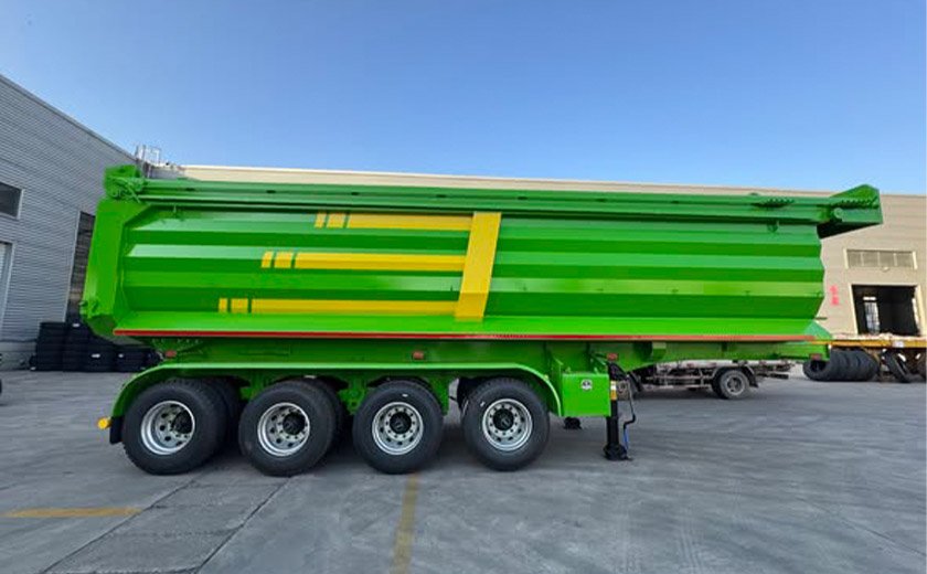 4 Axles Rear Dump Semi Trailer