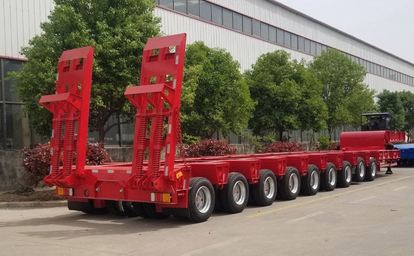 Heavy Duty Lowbed Semi Trailer