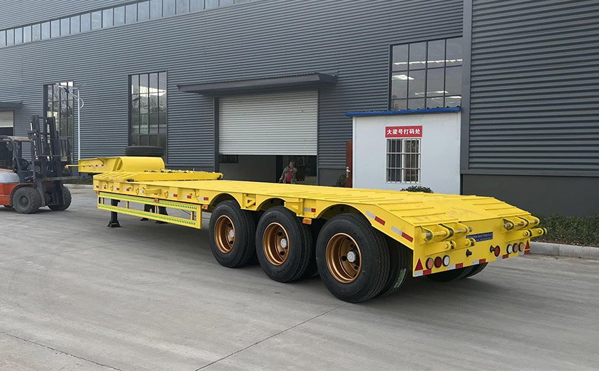 Gooseneck Lowbed Semi Trailer