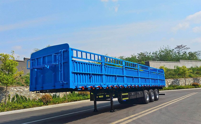 3 Axles Side Dump Semi Trailer
