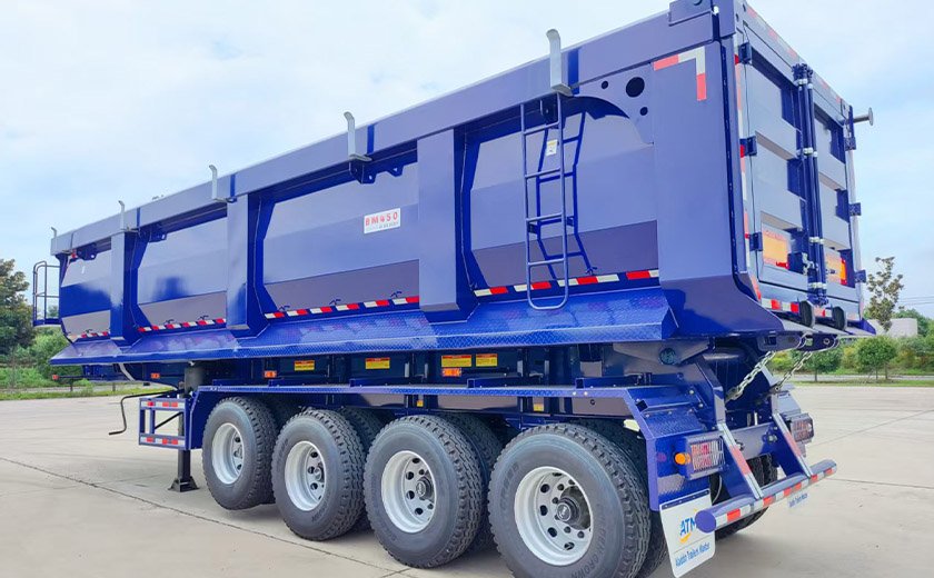 4-Axle U-Type Tipper Semi-Trailers Repeat Order for Nigerian Mining Transport Client