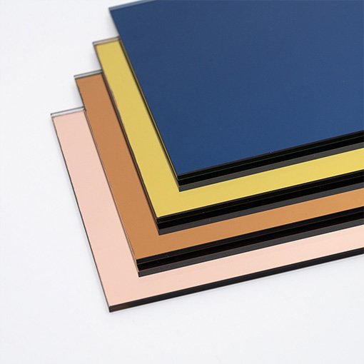 Colored Mirror Glass