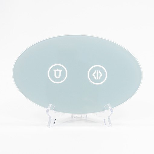 White Ceramic Glass Panel 