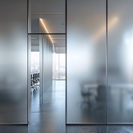 Acid Etched Glass