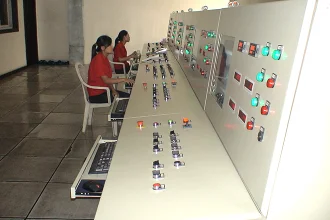 Mixing workshop control room