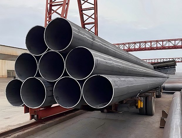 Tubería de acero soldada por arco sumergido con costura recta (LSAW)