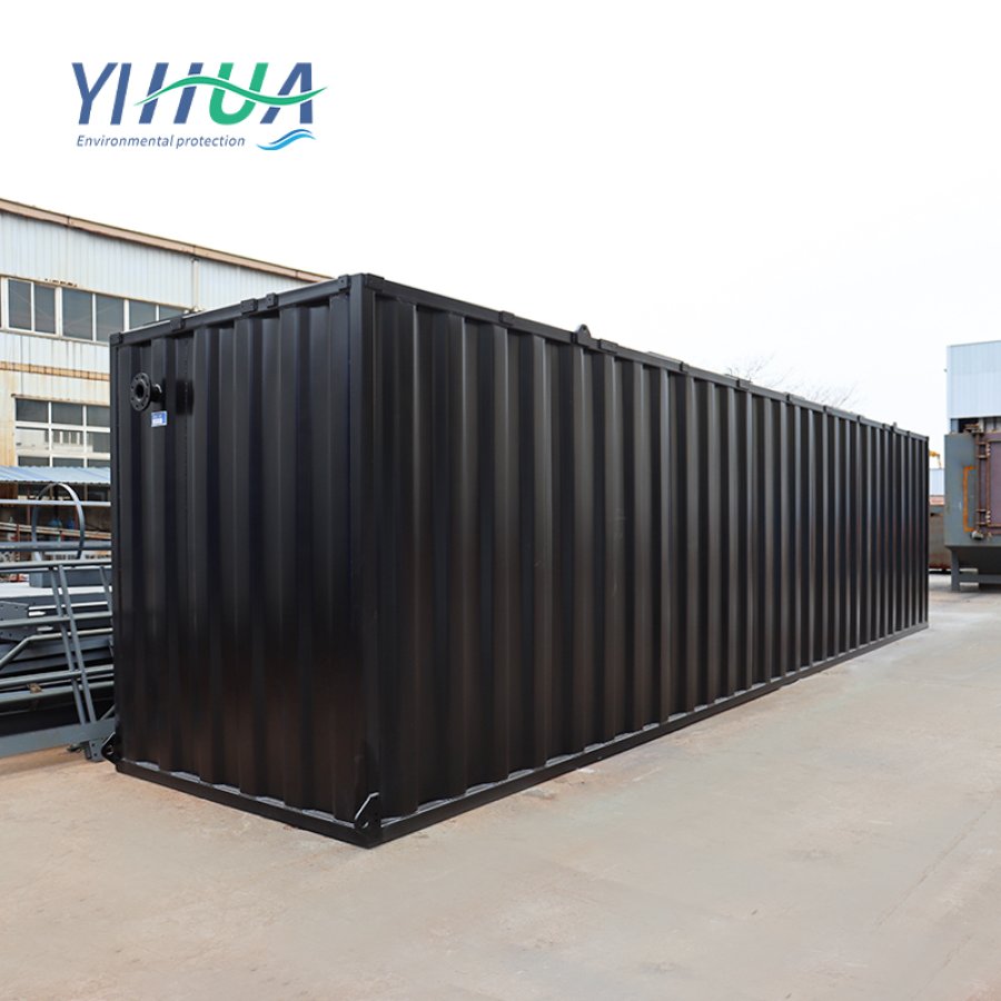 Containerized MBBR Wastewater Treatment System