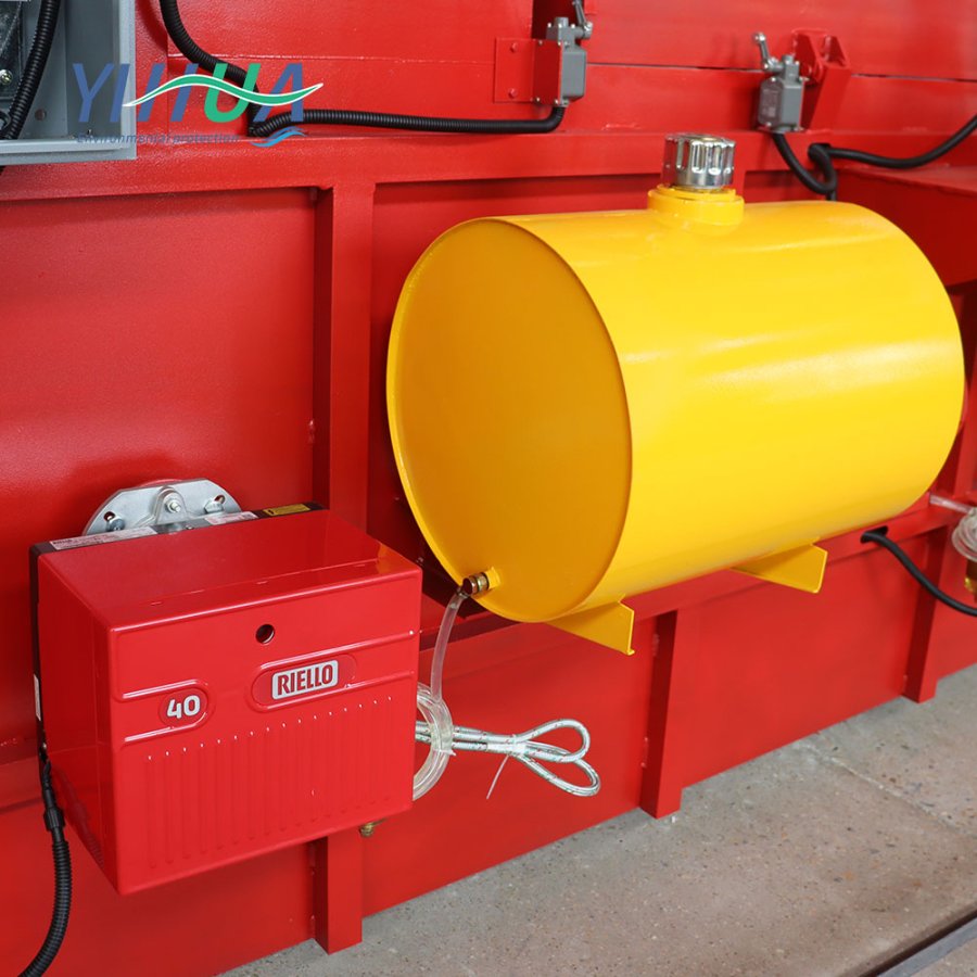 Vertical loading incinerator